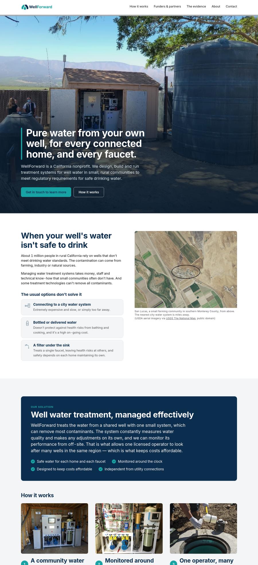 WellForward homepage